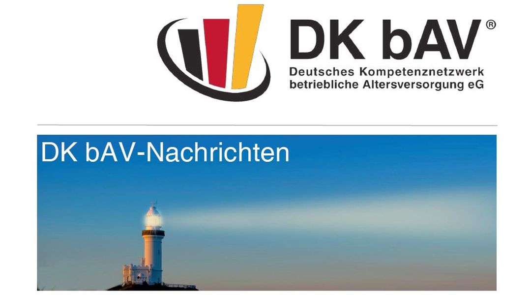DKbAV-Nachrichten | Oktober 2017 | Betriebsrentenstaerkungsgsetz